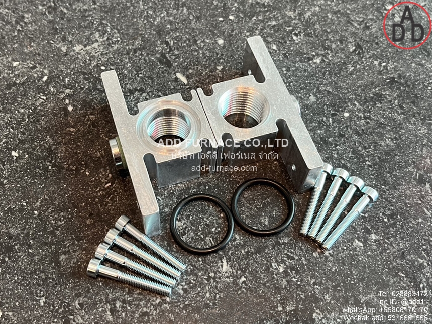 DUNGS GW Input/Output Flange Set Rp 1/2 (Complete) (3)